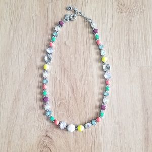 J. Crew Neon Statement Necklace